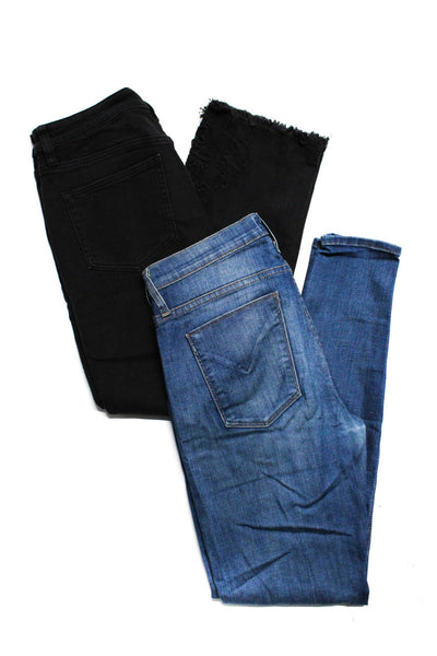 Hudson Free People Womens Cotton Mid-Rise Denim Jeans Blue Black Size 29 Lot 2