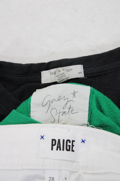 Paige Grey State Rag & Bone Womens Shorts Sweater Shirt Size 28 0 Small Lot 3