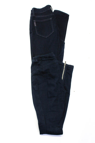Paige BCBG Max Azria Womens Cotton Zipped Hem Button Jeans Blue Size S 28 Lot 2