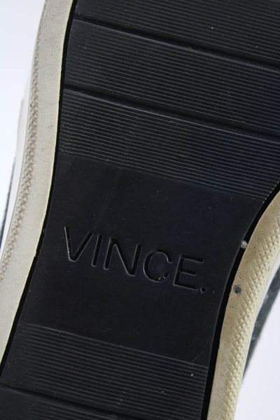 Vince. Men's Suede Slip On Casual Shoes Blue Size 8