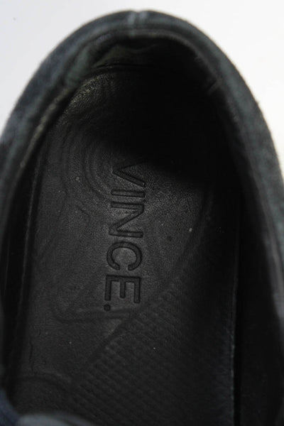 Vince. Men's Suede Slip On Casual Shoes Blue Size 8
