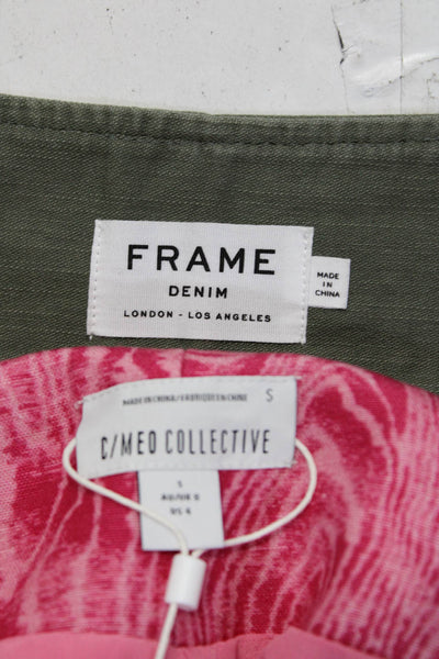C/MEO Collective Frame Denim Womens Shorts Pink Size S 24 Lot 2
