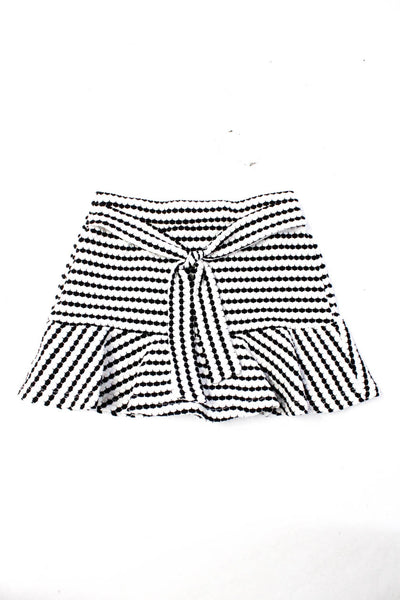 Zara Girls Lined Stretch Mini Metallic Skirt Gray Size 7 Lot 3