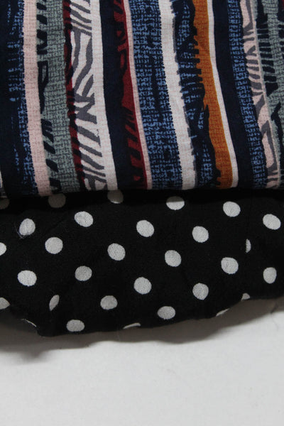 BCBGMaxazria Zara Women's Striped Paperbag Tie Waist Pants Multicolor Size M S,