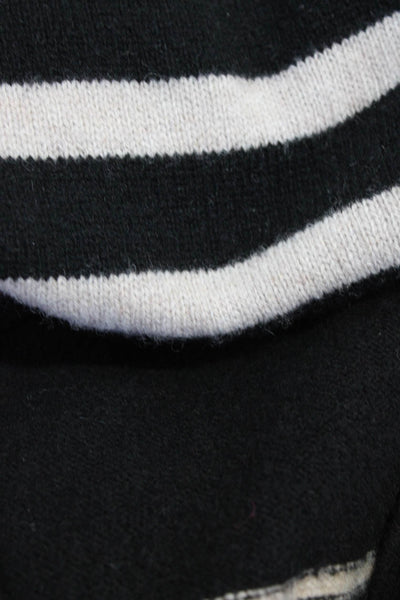 MNG Massimo Dutto Womens Cardigan Sweater Dress Black Brown Medium Lot 2