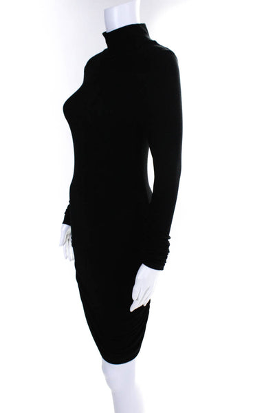 Sanctuary Womens Black Turtleneck Long Sleeve Wiggle Sweater Dress Size XS