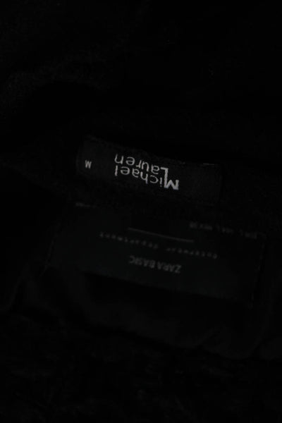 Michael Lauren Zara Basic Womens Hoodie Cardigan Black Size M L Lot 2