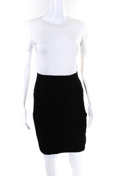 Eileen Fisher Women's Bodycon Mini Skirt Black Size M