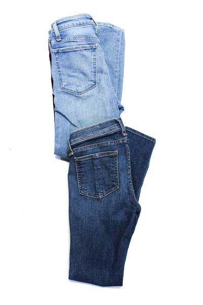 Joes Jeans Rag & Bone Womens Velvet Stripe Skinny Jeans Blue Size 25 26 Lot 2