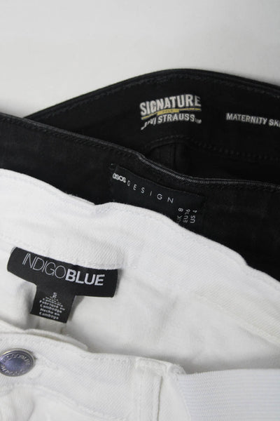 Levi's Asos Indigo Blue Women's Maternity Skinny Jeans Black Size S 4, Lot 3