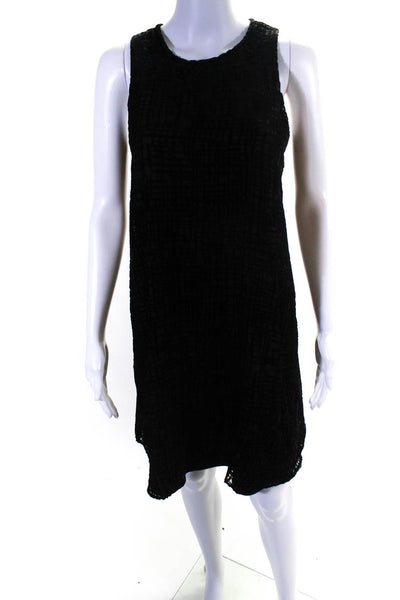 Calvin Klein Womens Sleeveless Shift Dress Black Size 10