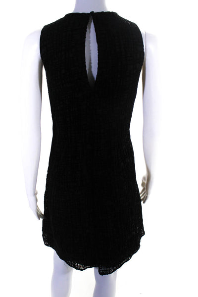 Calvin Klein Womens Sleeveless Shift Dress Black Size 10