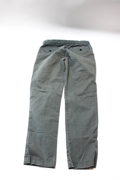 Club Monaco Mens Pleated Modern Slim Fit Chino Pants Beige Gray Size 30x30 Lot 2