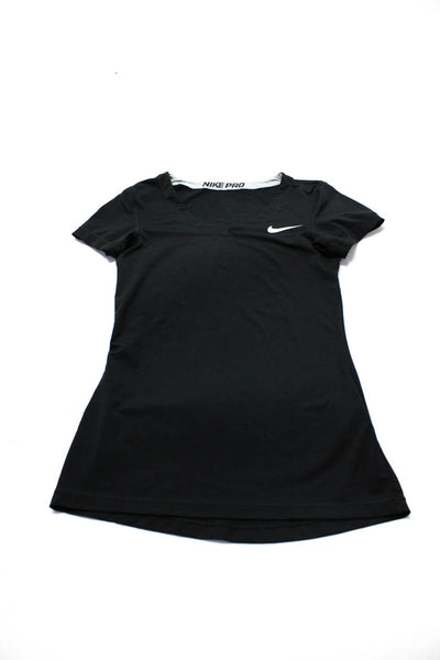 Nike Womens Short Sleeve V Neck Lightweight Tee Shirts Purple Black Red XS Lot 3