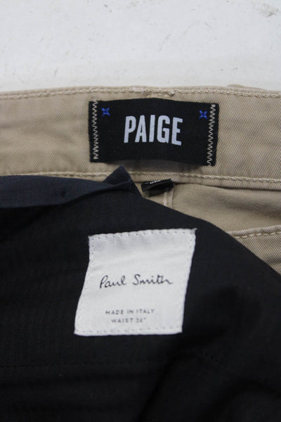Paul Smith Paige Mens Wool Hook & Bar Dress Pants Slacks Blue Size 36 33 Lot 2