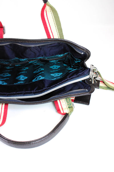 Orobianco Nylon Branded Adjustable Strap Medium Messenger Handbag Navy Blue