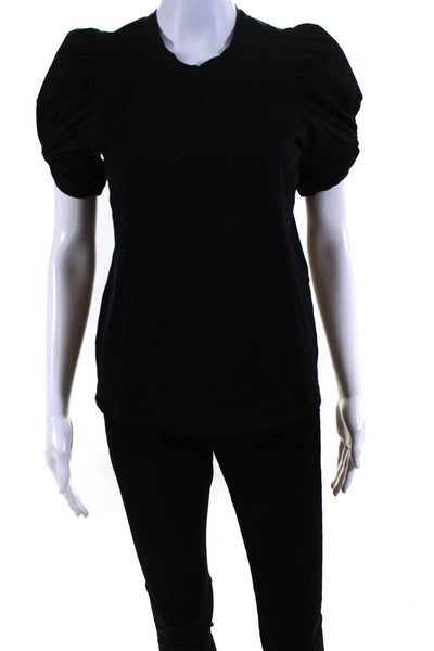 ALC Women's Crewneck Short Sleeves T-Shirt Black Size S