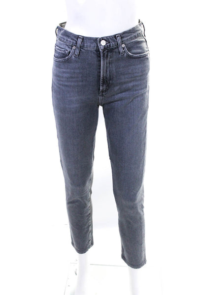 Citizens of Humanity Womens Olivia High Rise Skinny Jeans Pants Gray Size 25