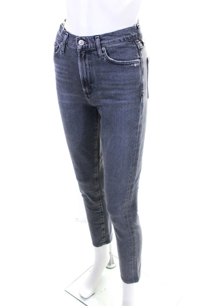 Citizens of Humanity Womens Olivia High Rise Skinny Jeans Pants Gray Size 25