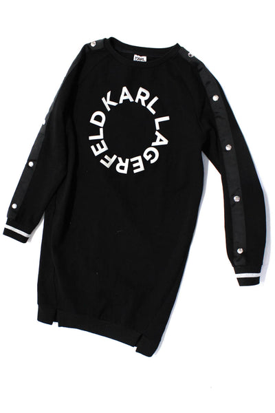 Karl Lagerfeld Kids Scotch & Soda Teens Houndstooth Dresses Black Size 12 Lot 2