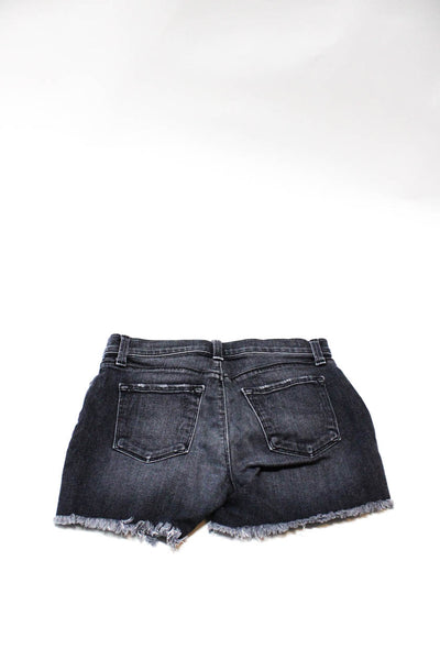 Frame J Brand Womens Shorts Blue Dark Wash Mid-Rise Skinny Jeans Size 26 Lot 2