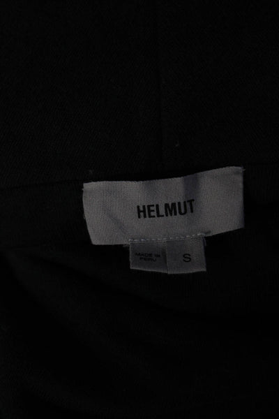 Helmut Womens Long Sleeve Wrap Jacket Black Cotton Blend Size Small