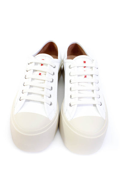 Marni Mens Pablo Sneakers - Lily White Size 40