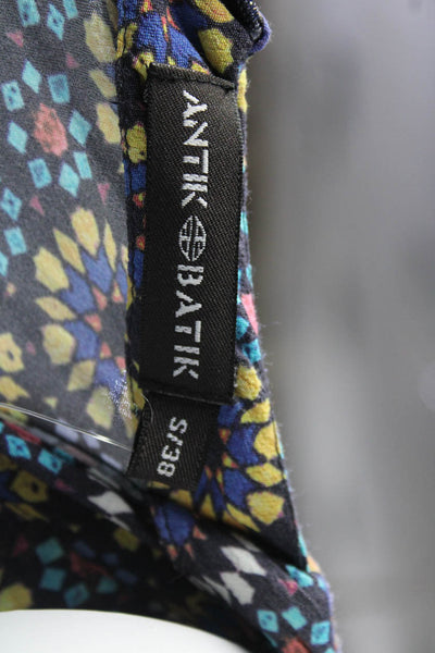 Antik Batik Women's Abstract Print Knee Length Casual Dress Multicolor Size S