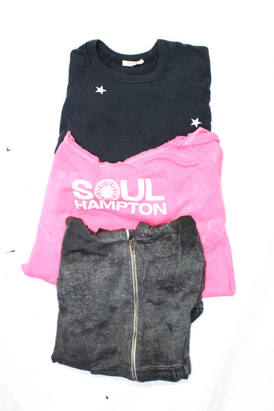 Soul Cycle Leallo Womens Sweatshirts Tops Black Size M Lot 3