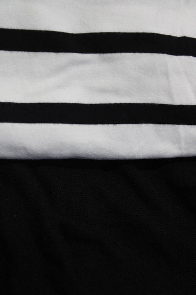 Club Monaco DKNY  Womens Shirts White Black Size Small Lot 2