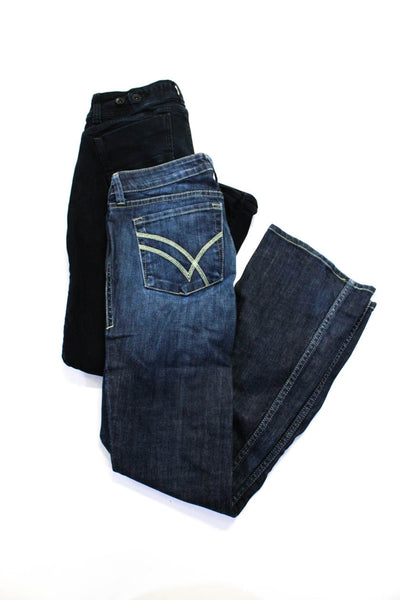 G Star Raw William Rast Womens Blue Dark Wash Skinny Jeans Size 27 26 lot 2
