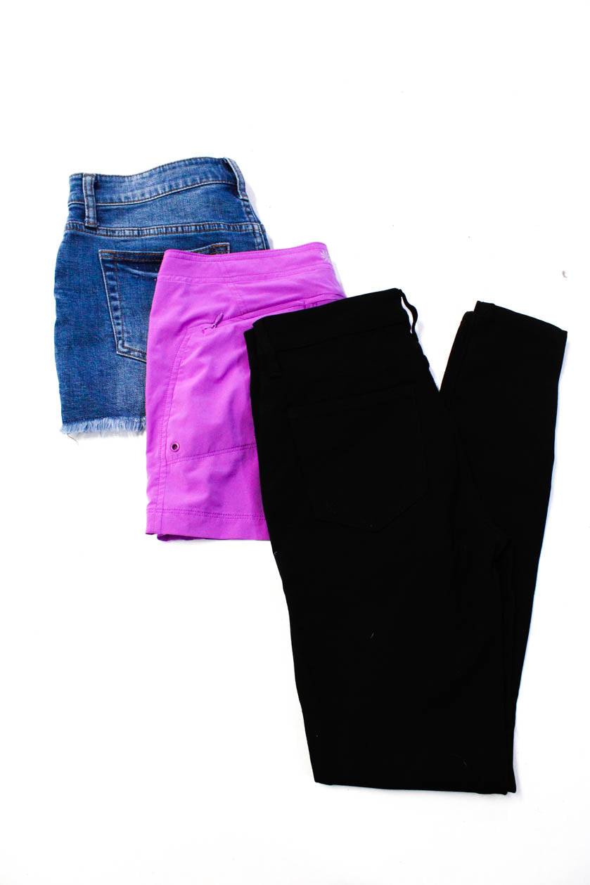 Decjuba Shorts Womens 6 Blue Denim Mid Rise Mini | eBay