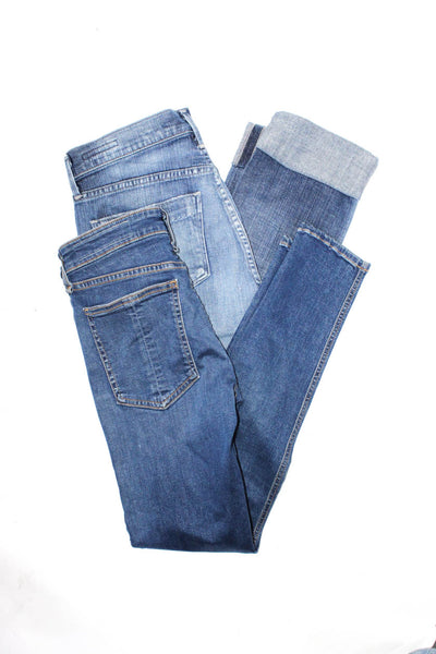Rag & Bone Citizens Of Humanity Womens Skinny Leg Jeans Blue Size 25 Lot 2