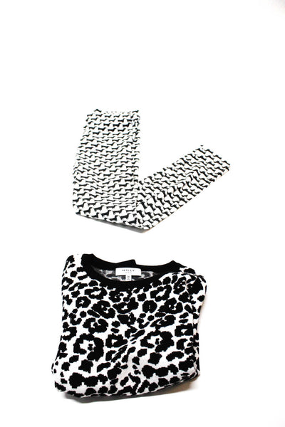 Crewcuts Milly Minis Girls Dog Leggings Leopard Sweater White Black 10 Lot 2