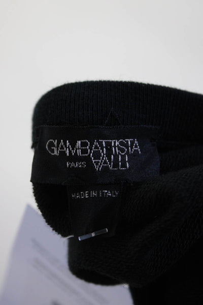 Giambattista Valli Women's Sleeveless Sequin Embellished Top Black Size M