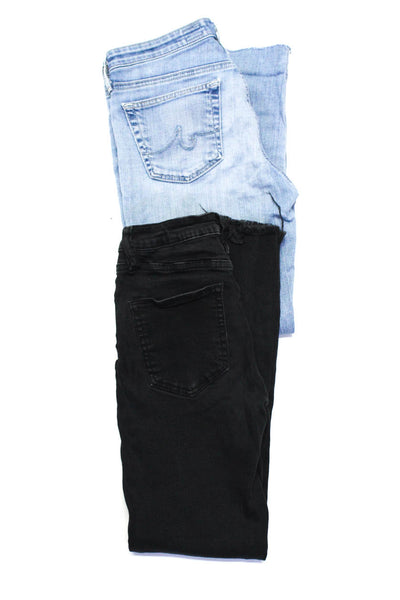 AG J. Galt Women's Petite Slim Straight Ankle Jeans Blue Size 28 M, Lot 2
