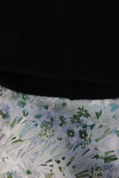 Acler Women's Crewneck Sweater Floral Cami Blue Black Size S 4 Lot 2
