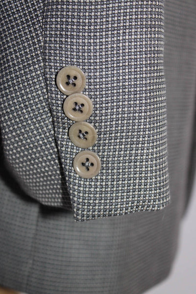 Armani Collezioni Mens Two Button Bl azer Jacket Multi Colored Size 46