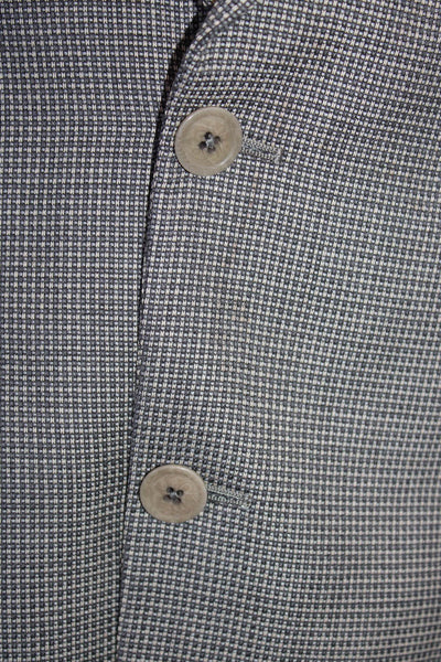 Armani Collezioni Mens Two Button Bl azer Jacket Multi Colored Size 46
