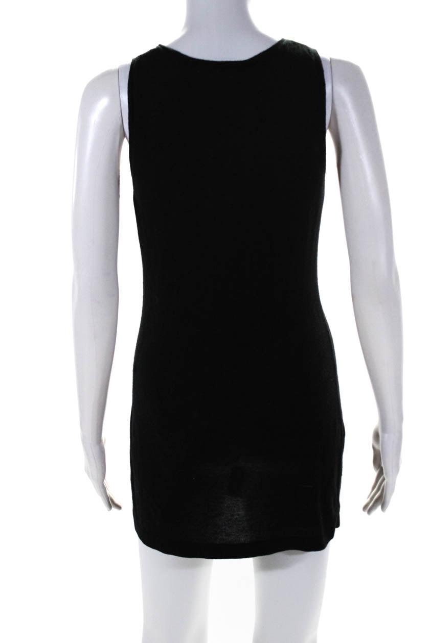 Elie Tahari Women's Silk Cashmere Blend Scoop Neck Mini Tank Dress