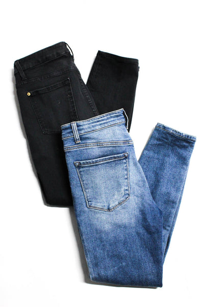 7 For All Mankind Pookie and Sebastian Womens Skinny Jeans Blue Size 28 30 Lot 2