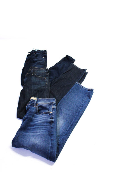 Citizens of Humanity 7 For All Mankind Womens Denim Jeans Blue Size 25 28 Lot 3