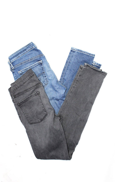 AG Adriano Goldschmied Frame Womens Buttoned Skinny Jeans Blue Size EUR26 Lot 2