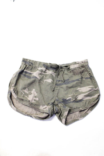 Rails Joie Womens Camouflage Star Elastic Waist Shorts Size Medium Lot 2