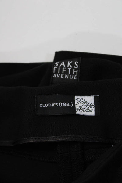 Clothes (Real) Saks Fifth Avenue Womens Dress Pants Black Size 8 Lot 2