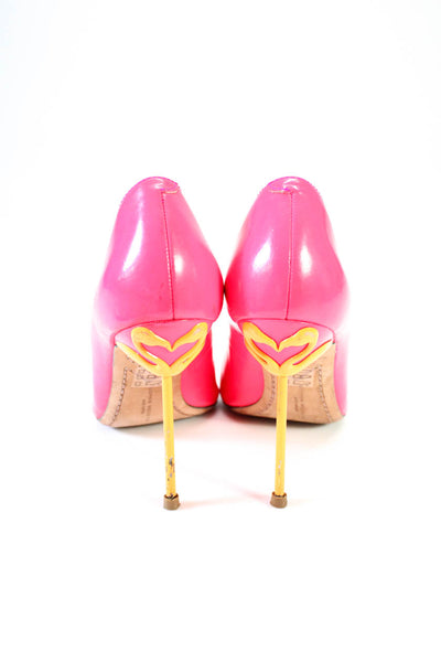 Sophia Webster Womens Slip-On Graphic Print Stiletto Heels Pink Size EUR37