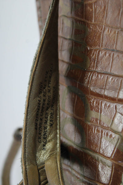 Sam Edelman Womens Leather Ponyhair Leopard Print T-Strap Sandals Brown Size 8