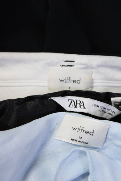 Wilfred Zara Womens Blouse Top Pants Blue Size M 4 Lot 3