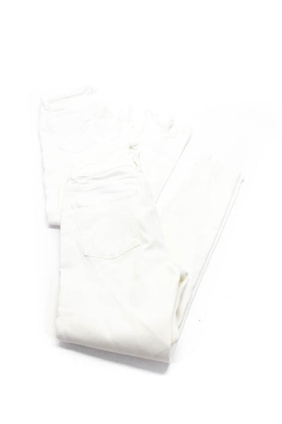 DL1961 Hudson Womens Jeans White Size 24 23 Lot 2