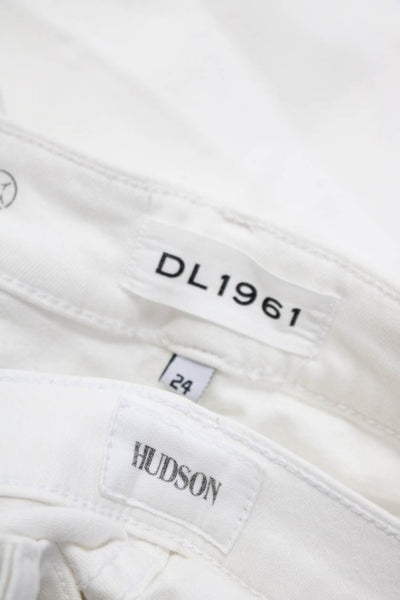 DL1961 Hudson Womens Jeans White Size 24 23 Lot 2